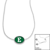 Eastern Michigan Eagles Adjustable Slider Bead Necklace