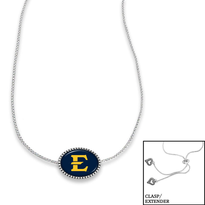 East Tennessee State Buccaneers Adjustable Slider Bead Necklace