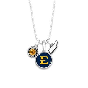 East Tennessee State Buccaneers Home Sweet School Necklace