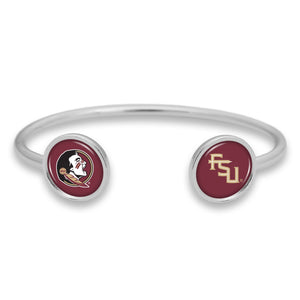 Florida State Seminoles Duo Dome Cuff Bracelet