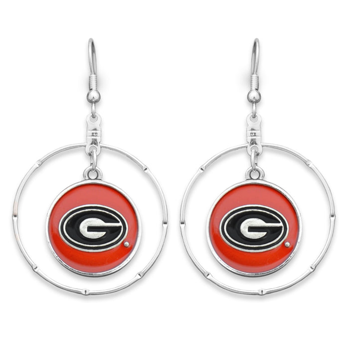 Georgia Bulldogs Campus Chic Earrings