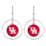 Houston Cougars Campus Chic Earrings