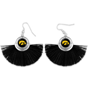 Iowa Hawkeyes Tassel Earrings