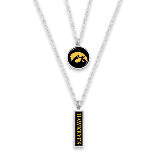 Iowa Hawkeyes Double Layer Necklace