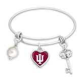 Indiana Hoosiers Pearl Bracelet