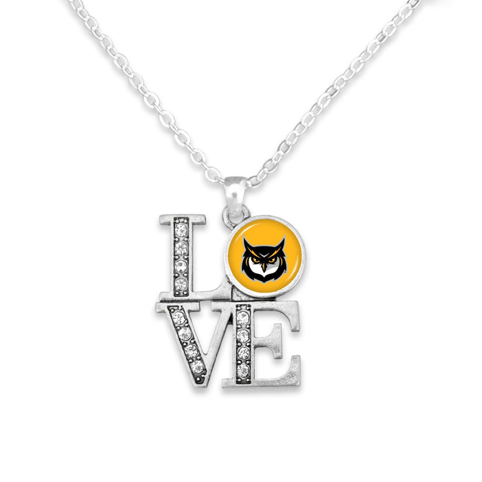 Kennesaw State Owls LOVE Necklace
