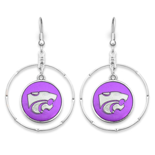 Kansas State Wildcats Campus Chic Earrings