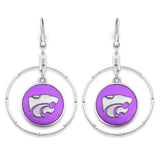 Kansas State Wildcats Campus Chic Earrings