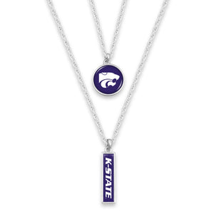 Kansas State Wildcats Double Layer Necklace