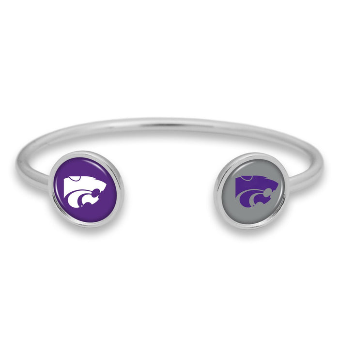 Kansas State Wildcats Duo Dome Cuff Bracelet