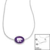 Kansas State Wildcats Adjustable Slider Bead Necklace