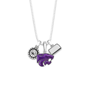Kansas State Wildcats Home Sweet School Necklace