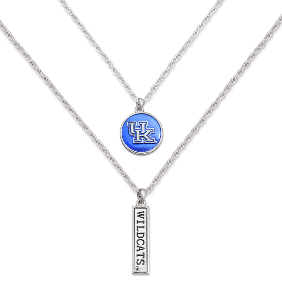 Kentucky Wildcats Double Down Necklace
