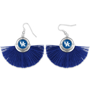 Kentucky Wildcats Tassel Earrings