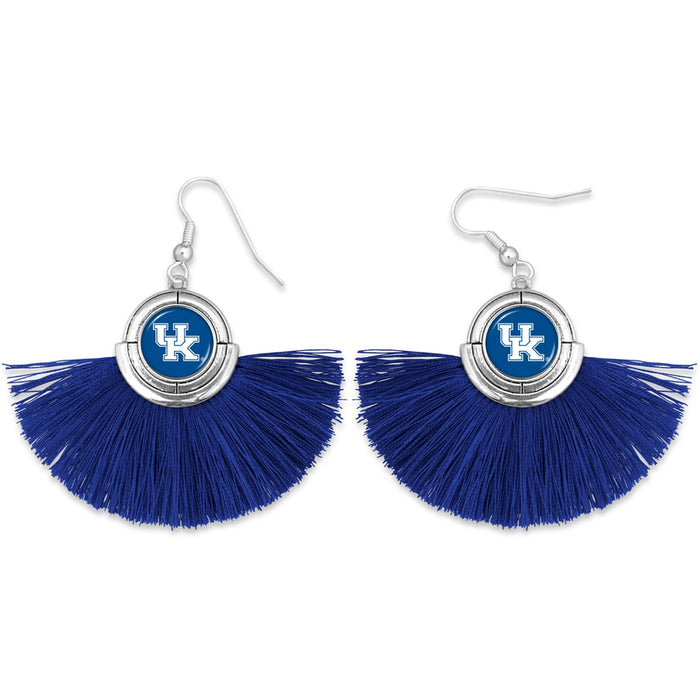 Kentucky Wildcats Tassel Earrings