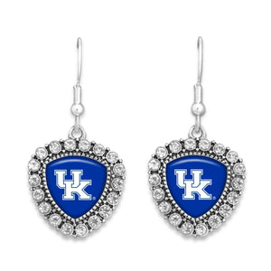 Kentucky Wildcats Brooke Crystal Earrings