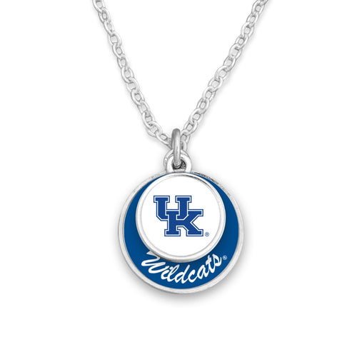 Kentucky Wildcats Stacked Disk Necklace
