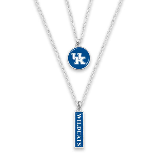 Kentucky Wildcats Double Layer Necklace