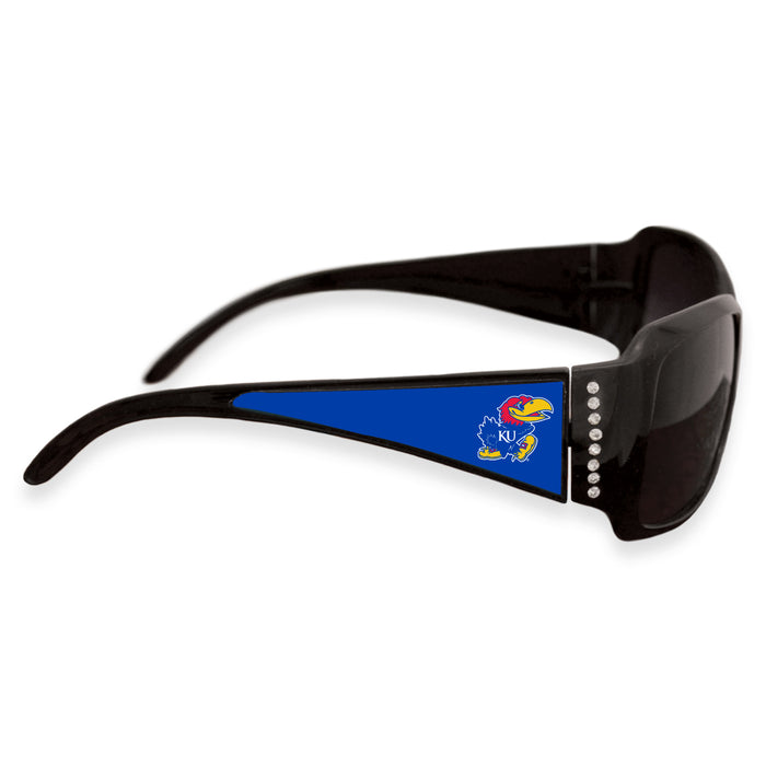 Kansas Jayhawks Fashion Brunch College Sunglasses - Black