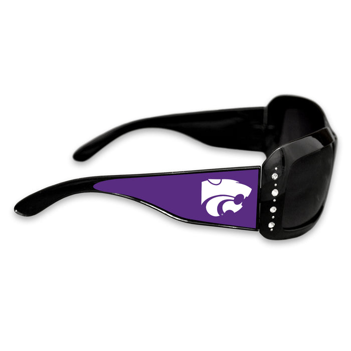 Kansas State Wildcats Fashion It Girl College Sunglasses - Black