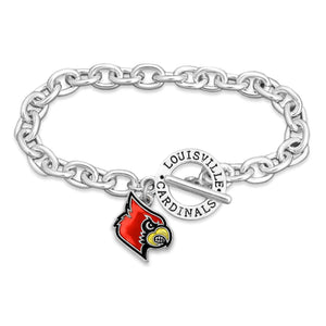 Louisville Cardinals Bracelet- Audrey Toggle