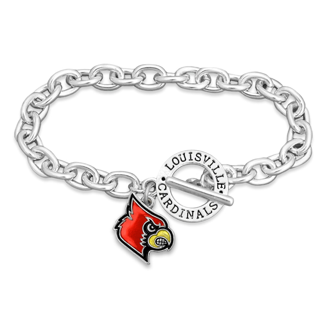 Louisville Cardinals Bracelet- Audrey Toggle