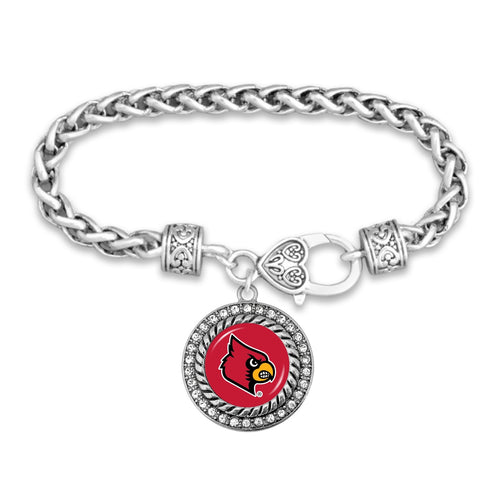 Louisville Cardinals Clasp Bracelet- Allie