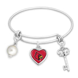 Louisville Cardinals Pearl Bracelet