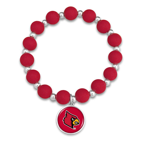 Louisville Cardinals Leah Bracelet