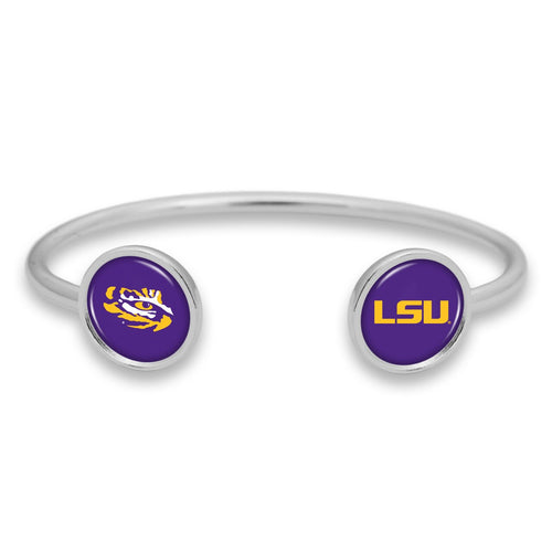 LSU Tigers Duo Dome Cuff Bracelet