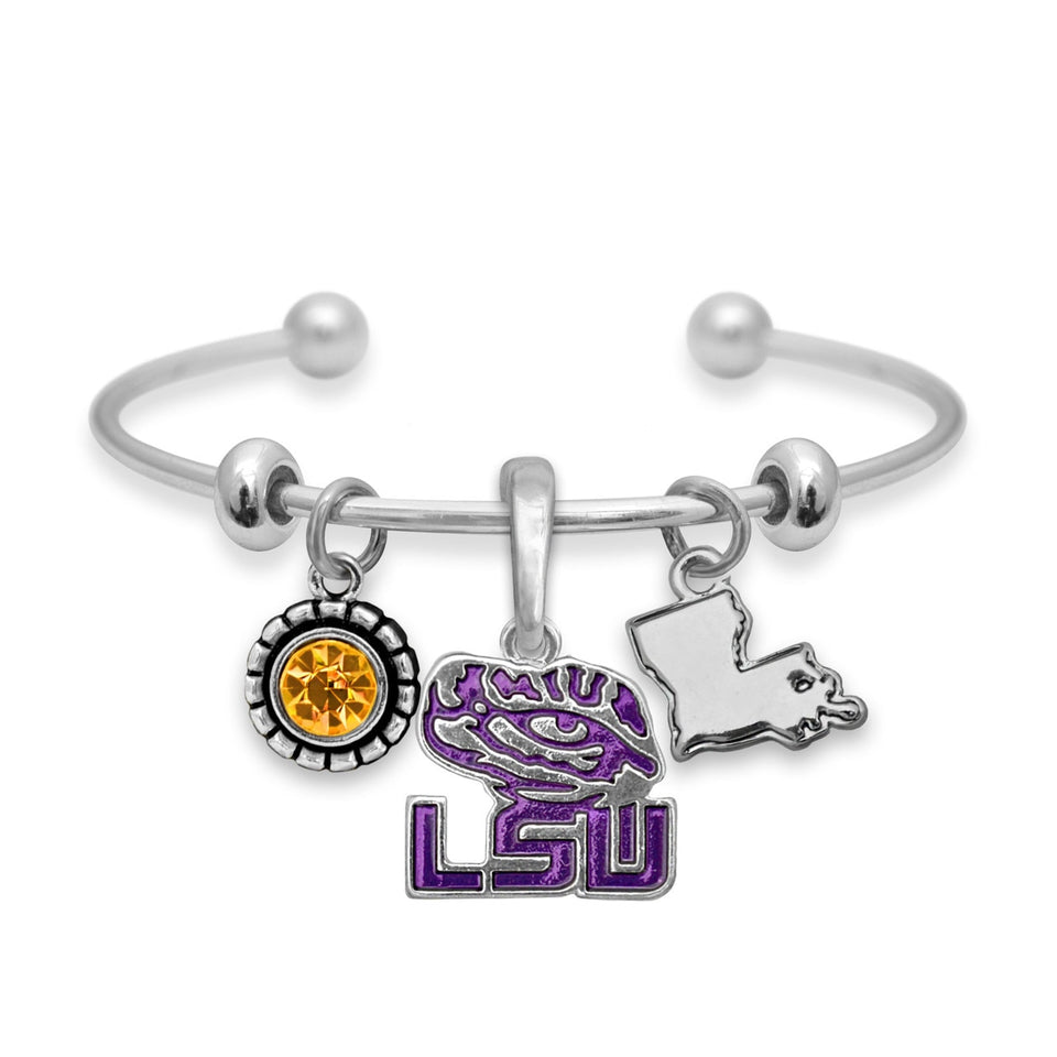 LSU Tigers Home Sweet School Bracelet