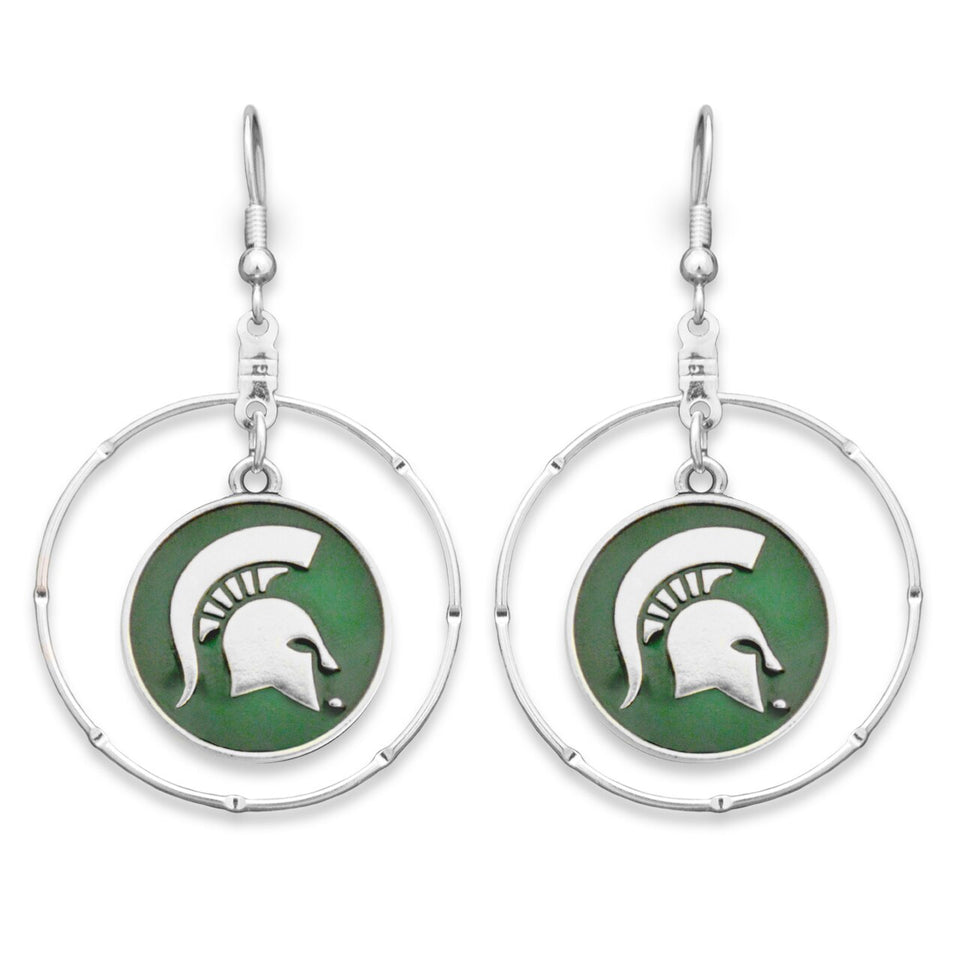 Michigan State Spartans Campus Chic Earrings
