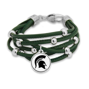 Michigan State Spartans Lindy Bracelet