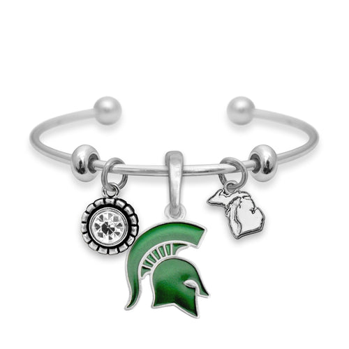 Michigan State Spartans Home Sweet School Bracelet