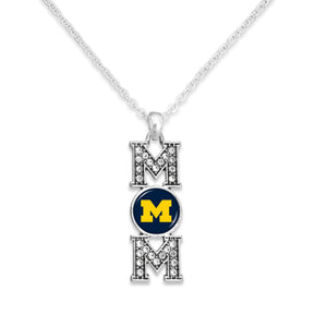 Michigan Wolverines MOM Necklace