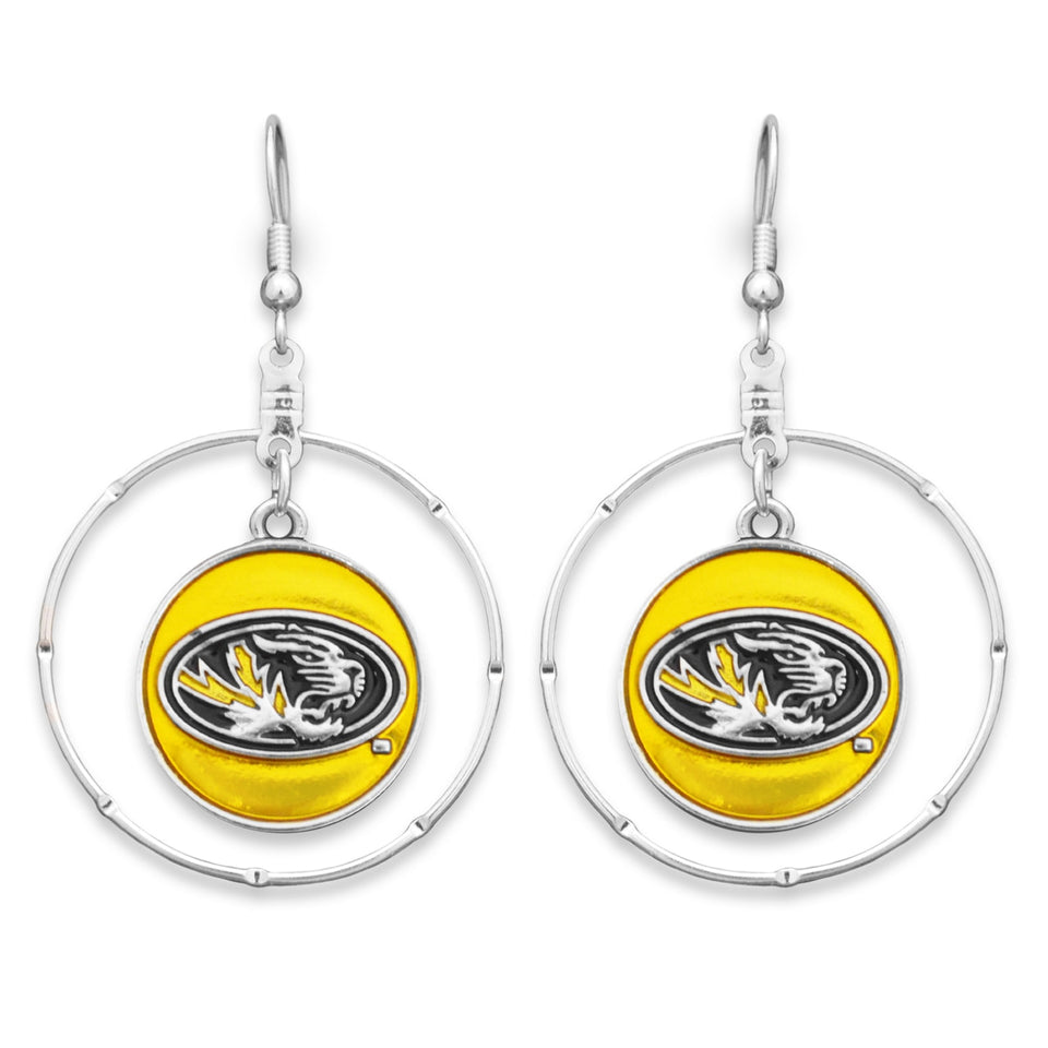 Missouri Tigers Campus Chic Earrings