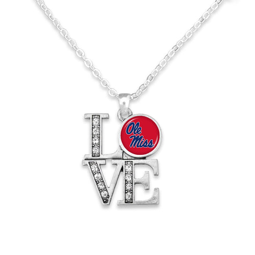 Ole Miss Rebels LOVE Necklace