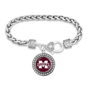 Mississippi State Bulldogs Bracelet- Allie