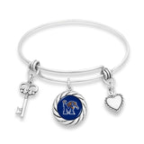 Memphis Tigers Twisted Rope Bracelet