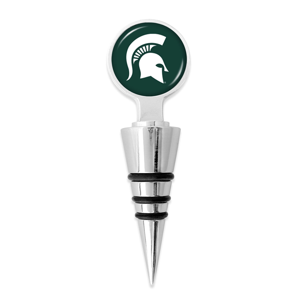 Michigan State Spartans Metal Made Wine Stopper