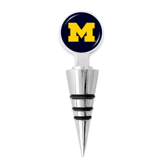 Michigan Wolverines Metal Made Wine Stopper
