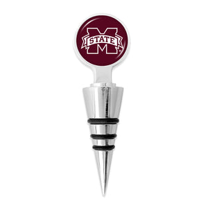 Mississippi State Bulldogs Metal Made Wine Stopper