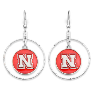 Nebraska Cornhuskers Campus Chic Earrings