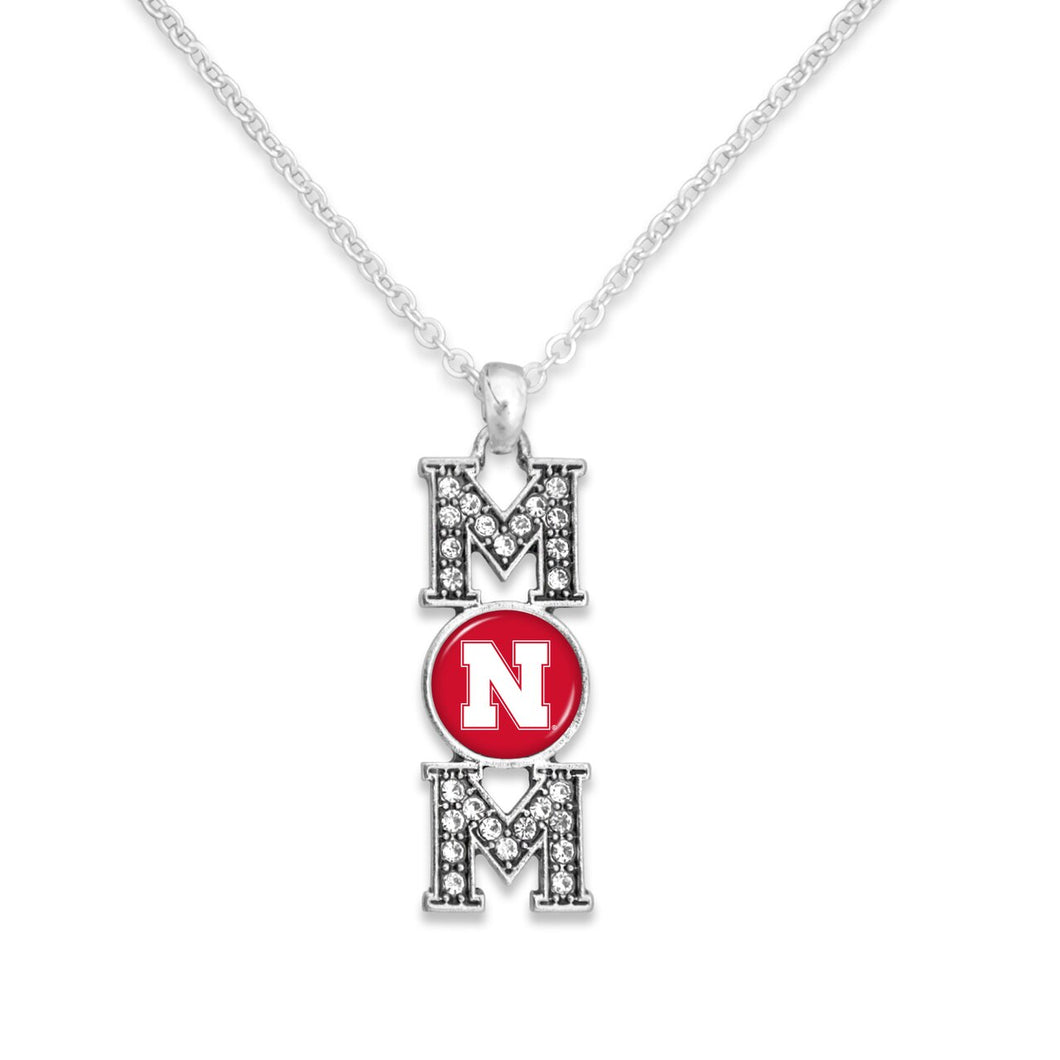 Nebraska Cornhuskers MOM Necklace