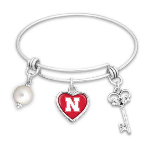Nebraska Cornhuskers Pearl Bracelet