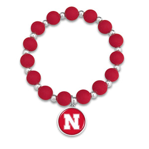 Nebraska Cornhuskers Leah Bracelet