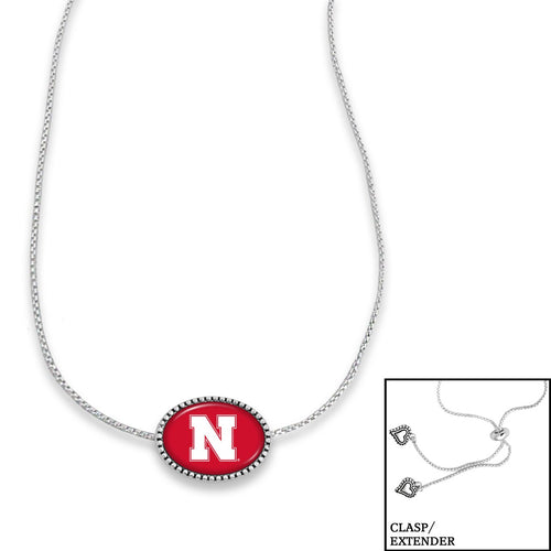 Nebraska Cornhuskers Adjustable Slider Bead Necklace