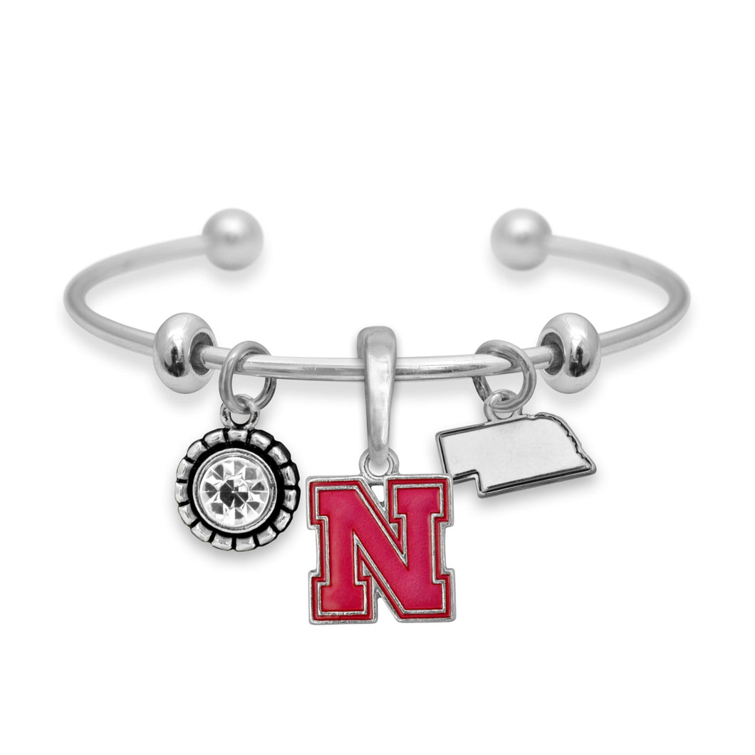 Nebraska Cornhuskers Home Sweet School Bracelet