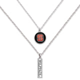 NC State Wolfpack Double Down Necklace