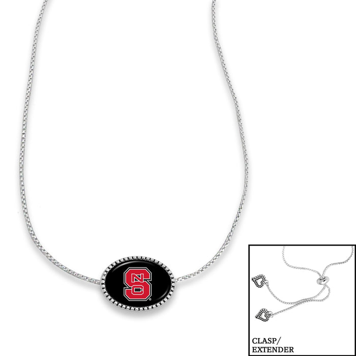 NC State Wolfpack Adjustable Slider Bead Necklace